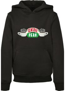 F4NT4STIC Jungen Hoodie "F4NT4STIC Kinder Friends Central Perk -BLK with Basic Kids Hoody", schwarz, Gr. 134, unifarben, 65% Baumwolle, 35%