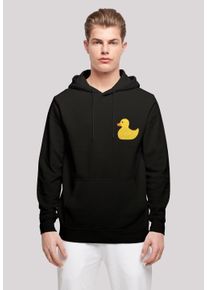 F4NT4STIC Herren Kapuzenpullover "Yellow Rubber Duck HOODIE UNISEX", schwarz, casual, Gr. XXXL, Obermaterial: 50% Baumwolle, 50% Polyester, Pullover,