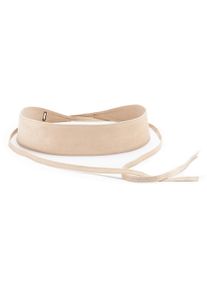 Lascana Damen Taillengürtel "Bindegürtel", beige, casual,modisch,feminin,festlich, Gr. M, unifarben, Kunstfaser, Gürtel, Shaping-Effekt, Gürtel für