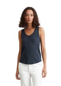 Marc O'Polo MARC O'POLO Damen T-Shirt "aus Organic Cotton Slub Jersey"muted blau, casual, Gr. XL, unifarben, Obermaterial: 100% Baumwolle, Shirts