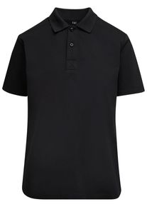 Urban Classics Damen Poloshirt "Urban Classics Ladies Sorona Polo Tee", schwarz, klassisch, Gr. 5XL, unifarben, 70% Baumwolle, 30% Polyester