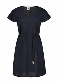 Luhta Damen Tunikakleid "Luhta Kleid GUNNARS", blau, Gr. 48, 55% Leinen, 45% Baumwolle, Kleider