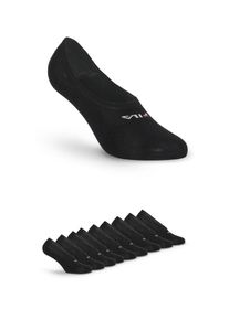 Fila Damen Füßlinge "UNISEX GHOST SOCKS SILICONE HEEL INSIDE", Gr. 43, schwarz, Baumwollmischung, Socken, mit Logo-Schriftzug