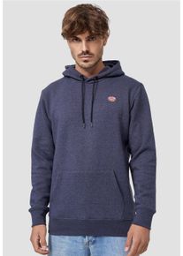 MIKON Herren Kapuzensweatshirt, blau, Gr. M, unifarben, 65% Baumwolle, 35% Polyester, Sweatshirts, mit hohem Tragekomfort