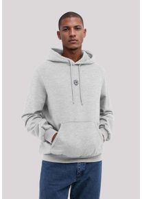 F4NT4STIC Herren Kapuzenpullover "Keeper Stickerei", grau, casual, Gr. XS, Obermaterial: 80% Baumwolle, 20% Polyester, Pullover, Premium Qualität
