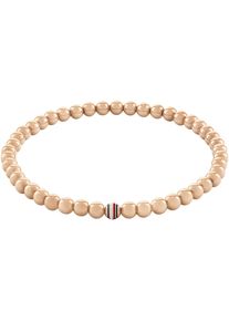 Tommy Hilfiger Damen Armband "METAL BEADS, 2780937, 2780938, 2780939", Edelstahl, rosa, Edelstahl, Armbänder, mit Emaille
