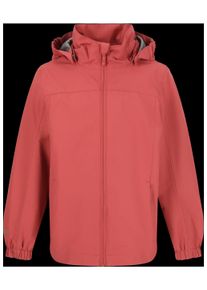 ZIGZAG Kinder Outdoorjacke "Orkan", rot, sportlich, Gr. 110, unifarben, 100% Polyester, Jacken, mit 10.000 mm Wassersäule