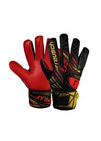 Reusch Kinder Torwarthandschuhe "Attrakt Solid Junior", gold, sportlich, Gr. 7, mehrfarbig, 29% Polyester, 5% Polyurethan, 1% Baumwolle, Handschuhe,