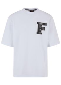 Fubu Herren T-Shirt "Fubu Herren FM231-001-1 Fubu Corporate Tee", weiß, casual, Gr. M, bedruckt, 100% Baumwolle, Shirts