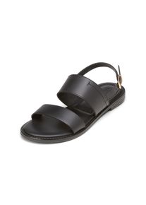 Marc O'Polo MARC O'POLO Damen Sandale "aus edlem Rindleder", Gr. 40, schwarz, Obermaterial: 100% Leder (Rind), unifarben, Schuhe