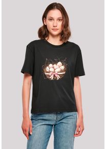 F4NT4STIC Damen T-Shirt "Osterei Nest Korb Dekor", schwarz, casual, Gr. L, Obermaterial: 100% Baumwolle, Shirts, Premium Qualität