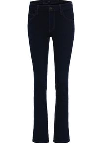 Mustang Damen Slim-fit-Jeans "Rebecca", blau, casual, Gr. 31, Denim/Jeans, Obermaterial: 65% Baumwolle, 31% Polyester, 4% Elasthan, Jeans