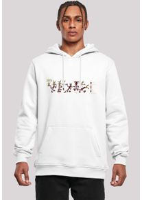 F4NT4STIC Herren Kapuzenpullover "Looney Tunes Colour Code", weiß, casual, Gr. 5XL, Obermaterial: 65% Baumwolle, 35% Polyester, Pullover, Print
