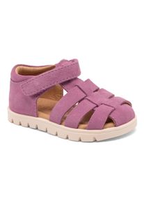 bisgaard Kinder Sandale "beka s Weite: normal", Gr. 27, lila, Leder, unifarben, klassisch, Schuhe, Klettschuh mit Lederinnenausstattung,
