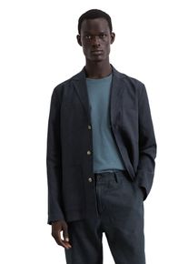 Marc O'Polo MARC O'POLO Herren Kurzjacke "aus reinem Leinen", blau, casual, Gr. L, unifarben, Obermaterial: 100% Leinen, Jacken