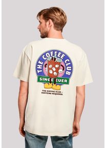 F4NT4STIC Herren T-Shirt "Coffee Club", beige, casual, Gr. L, Obermaterial: 100% Baumwolle, Shirts, Premium Qualität