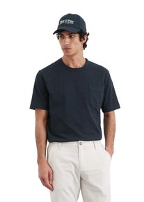Marc O'Polo MARC O'POLO Herren T-Shirt "aus softem Slub-Jersey", blau, Basic, Gr. XXXL, unifarben, Obermaterial: 100% Baumwolle, Shirts