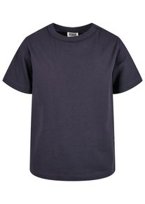 Urban Classics Jungen T-Shirt "Urban Classics Herren Boys Organic Basic Tee", blau, casual, Gr. 122, unifarben, 100% Baumwolle, Shirts