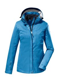 Killtec Damen Outdoorjacke "KOS 133 WMN JCKT", blau, sportlich, Gr. 38, Oberstoff: 100% Polyester, Futter: 100% Polyester, Jacken, Wasser- und