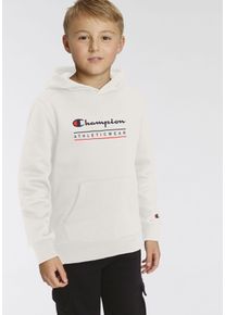 Champion Kinder Kapuzensweatshirt, weiß, sportlich, Gr. XL, Obermaterial: 54% Baumwolle, 46% Polyester, Sweatshirts, für Kinder