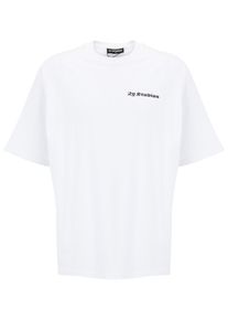 2Y STUDIOS Herren T-Shirt "2Y Studios Herren Smiley Oversize Tee", weiß, casual, Gr. S, bedruckt, 100% Baumwolle, Shirts