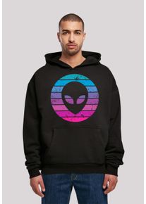 F4NT4STIC Herren Kapuzenpullover "Alien Kopf", schwarz, casual, Gr. M, Obermaterial: 100% Baumwolle, Pullover, Premium Qualität