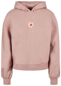 Merchcode Damen Kapuzenpullover "Merchcode Damen Ladies Spring - Grow through 1 Oversized Hoody", rosa, casual, Gr. XL, mehrfarbig, 100% Baumwolle,