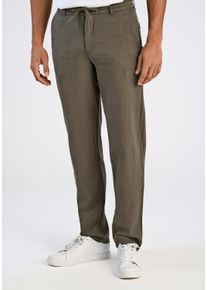 LINDBERGH Herren Leinenhose "LINDBERGH Leinenhose", grün, Gr. XL, Oberstoff: 55% Leinen, 45% Baumwolle, Hosen