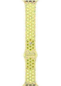 Apple Smartwatch-Armband "Nike Sportarmband", 13-18cm, Apple Watch Modelle 38mm / 40mm / 41mm / 42mm / S/M, gelb, Uhrenarmbänder