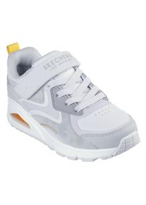 Skechers Kinder Sneaker "UNO GEN1", Gr. 35, grau, Lederimitat, sportlich, Schuhe, Keil,-Schnürschuh, Skech-Air Funktion, Größenschablone zum Download
