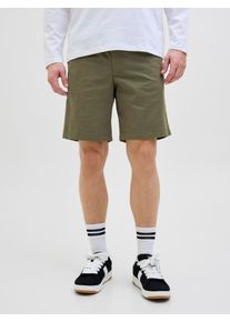 Jack & Jones JACK & JONES Herren Shorts "JPSJAIDEN CAMPAIGNHYBRIDJOGGERSHORT MID", grün, modisch, Gr. S, unifarben, Web, Obermaterial: 98% Baumwolle, 2% Elasthan,