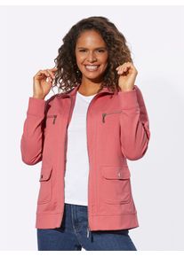 Casual Looks Damen Shirtjacke "Shirtjacke", rot, Gr. 38, unifarben, 100% Baumwolle, Shirts