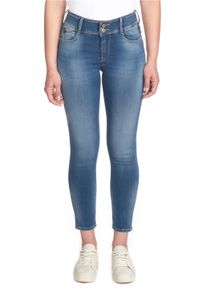 Damen 7/8-Hose "ULTRPULC", blau, Gr. 24, Le Temps Des Cerises, unifarben, 70% Baumwolle, 26% Polyester, 4% Elasthan, Hosen, mit 7/8-Länge