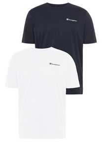 Champion Herren T-Shirt, blau, sportlich, Gr. XXL, Obermaterial: 100% Baumwolle, Shirts