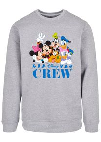 ABSOLUTE CULT Herren Rundhalspullover "ABSOLUTE CULT Herren Mickey Mouse - Disney Friends Crewneck", grau, casual, Gr. L, mehrfarbig, 50% Baumwolle,