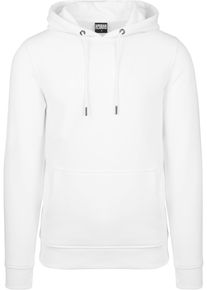 Urban Classics Herren Sweatshirt "Urban Classics Herren Basic Sweat Hoody", weiß, Gr. XS, unifarben, 63% Baumwolle, 37% Polyester, Sweatshirts