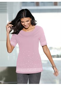Classic Basics Damen Kurzarmshirt "Shirt", rosa, Gr. 54, unifarben, 100% Baumwolle, Shirts