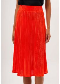 FRESHLIONS Damen Sommerrock "Danica", orange, Gr. L, 100% Polyester, Röcke, im einfarbigen Design