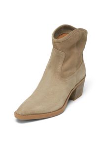 Marc O'Polo MARC O'POLO Damen Stiefel "aus softem Veloursleder", Gr. 42, grau, Obermaterial: 100% Leder (Rind), unifarben, Schuhe
