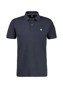 Lerros Herren Poloshirt "Lerros Poloshirt in Großen Größen, tonal gestreift", blau, Gr. 5XL, 100% Baumwolle, Shirts