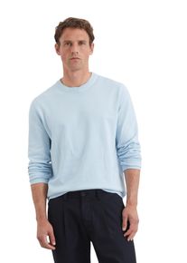 Marc O'Polo MARC O'POLO Herren Rundhalspullover "aus reiner Bio-Baumwolle", beige, casual, Gr. M, unifarben, Obermaterial: 100% Baumwolle, Pullover