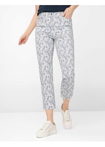 Damen Caprihose "Style LORELLA", blau, Gr. 46, RAPHAELA BY Brax, 97% Baumwolle, 3% Elasthan, Hosen