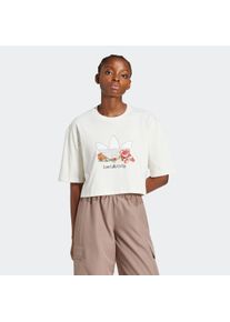 Damen T-Shirt "NELSON T-shirt", weiß, sportlich, Gr. XXL, adidas originals, Obermaterial: 100% Baumwolle, Shirts