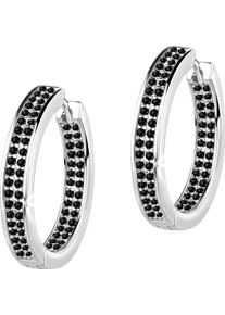Firetti Damen Paar Creolen "Schmuck Geschenk Silber 925 Ohrschmuck Ohrringe", Silber 925 (Sterlingsilber), silber, Silber 925 (Sterlingsilber),