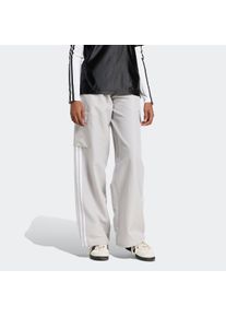 Damen Sporthose "3S CARGO PANTS", grau, sportlich, Gr. XXL, adidas originals, Obermaterial: 100% Polyester, Hosen