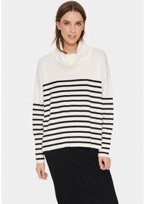 Saint Tropez Damen Rollkragenpullover "GrilaSZ Cowlneck", grau, modisch, Gr. XS, unifarben, Strick, Obermaterial: 80% Viskose, 20% Polyacryl, Pullover