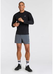 New Balance Herren Laufshorts "Sport Essentials Short 5"", grau, sportlich, Gr. XXL, Obermaterial: 100% Polyester, Hosen