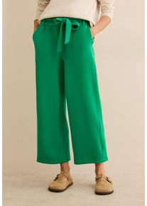 Cecil Damen Stoffhose, grün, casual, Gr. XXL, unifarben, Stoff, 46% Modal, 46% Polyester, 8% Elasthan, Hosen, High Waist