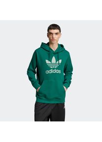 Herren Kapuzensweatshirt "TREFOIL HOODY", grün, sportlich, Gr. S, adidas originals, Obermaterial: 100% Baumwolle, Sweatshirts, Hoodie,