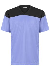 DEF Herren Kurzarmshirt "DEF Herren Pitcher Tricot", blau, casual, Gr. L, unifarben, 100% Polyester, Shirts